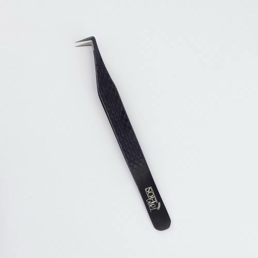 Black Boot Fiber Tip Tweezer